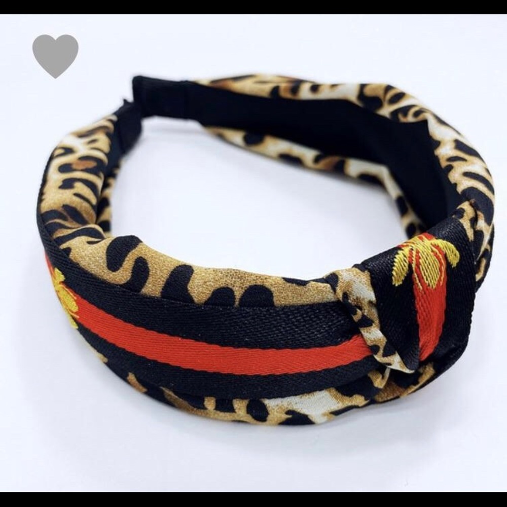 Leopard headband